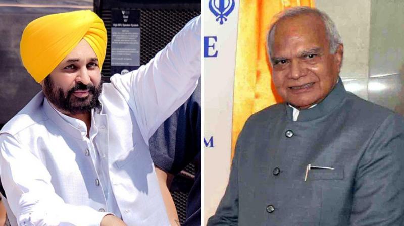 Governor of Punjab wrote a letter to Chief Minister Bhagwant Mann Governor of Punjab wrote a letter to Chief Minister Bhagwant Mann
