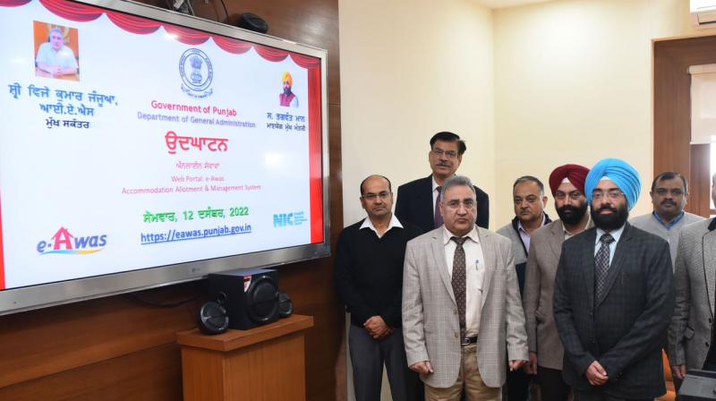 Chief Secretary launches portal for online allotment of government houses in Chandigarh Chief Secretary launches portal for online allotment of government houses in Chandigarh
