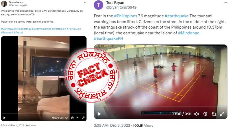 Unrelated videos shared in the name of recent Philippines earthquake Fact Check Report Unrelated videos shared in the name of recent Philippines earthquake Fact Check Report