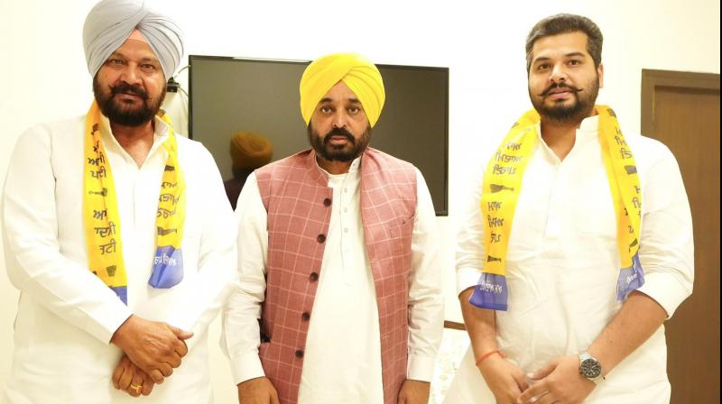 Bhupinder Singh Sandhu joins the party Bhupinder Singh Sandhu joins the party