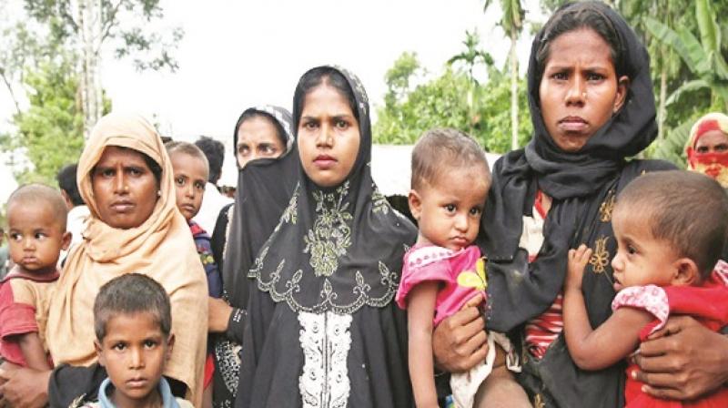Tasmida first Rohingya girl to enter college in india