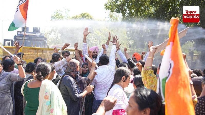 Punjab Congress Protest Punjab Congress Protest