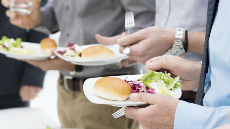 Eating while standing can cause cancer