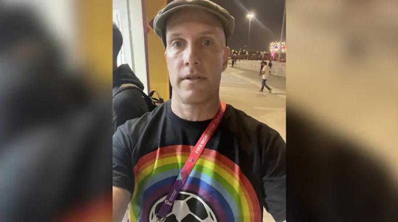 US journalist Grant Wahl says he was detained in Qatar for rainbow shirt