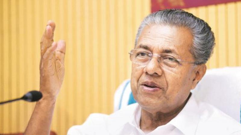 Kerala chief minister Pinarayi Vijayan