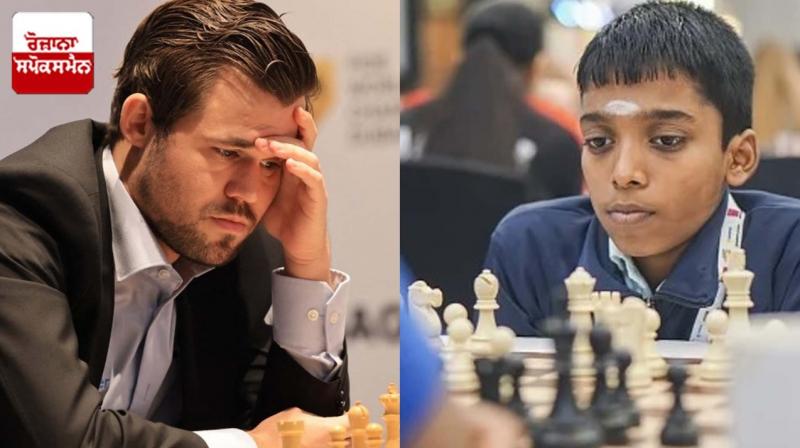 Pragyanand  defeated world champion Carlson