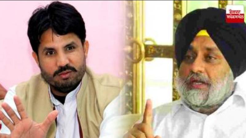Raja Warring and Sukhbir Badal Raja Warring and Sukhbir Badal