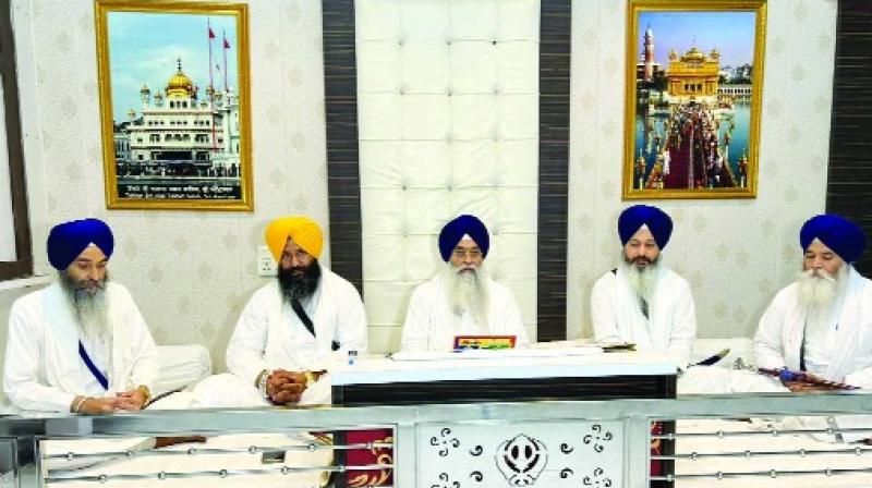 Jathedars held a secret meeting at Sri Akal Takht Sahib Jathedars held a secret meeting at Sri Akal Takht Sahib