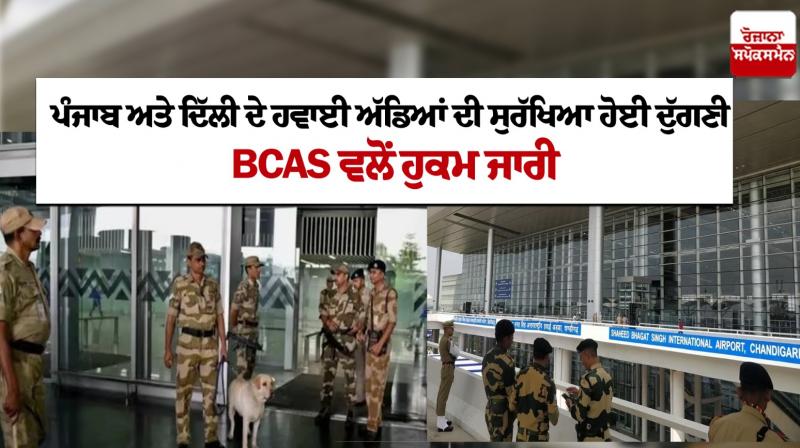 Punjab Delhi Airport Security Doubled (File Image) Punjab Delhi Airport Security Doubled (File Image)