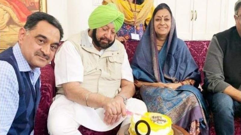 Captain Amarinder Singh celebrated his 77th birthday Captain Amarinder Singh celebrated his 77th birthday