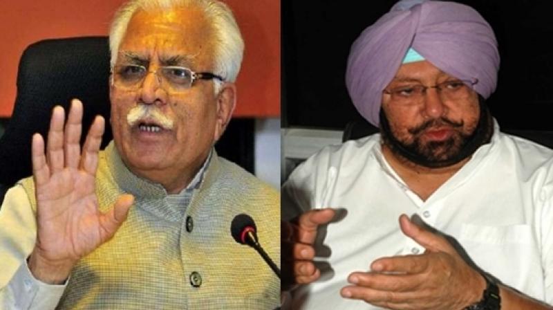 Capt Amrinder Singh, Manohar Lal Khattar Capt Amrinder Singh, Manohar Lal Khattar