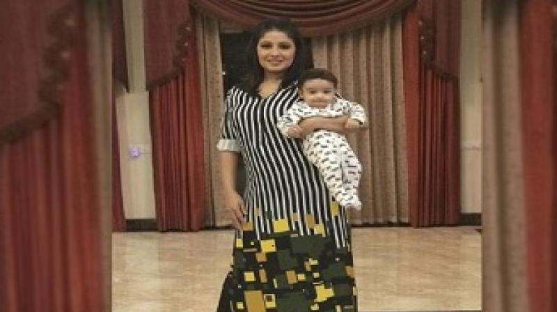 Sunidhi Chauhan shared his son's picture Sunidhi Chauhan shared his son's picture