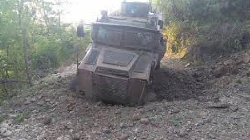 IED blast targets Army vehicle