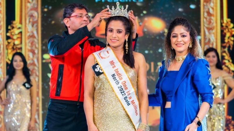 Puneet Kaur, the winner of Mrs India (North Zone) Puneet Kaur, the winner of Mrs India (North Zone)
