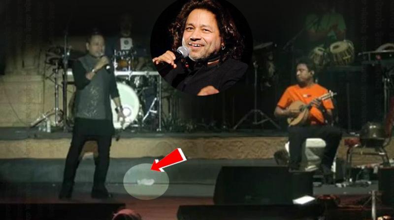 Bottle Thrown At Singer Kailash Kher During Karnataka Show Bottle Thrown At Singer Kailash Kher During Karnataka Show