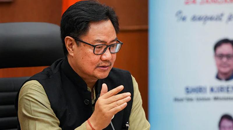 Law Minister Kiren Rijiju Law Minister Kiren Rijiju