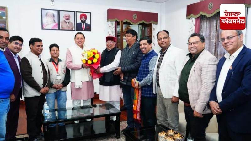 Public Relations of India delegation meets Chief Minister Pushkar Singh Dhami