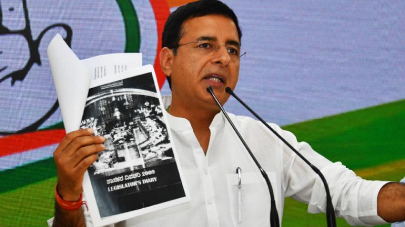 Randeep Surjewala, chief of the AICC's communications department Randeep Surjewala, chief of the AICC's communications department