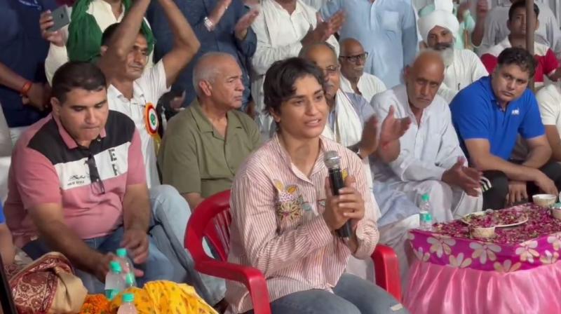 Vinesh Phogat-comeback her village Blali Vinesh Phogat-comeback her village Blali
