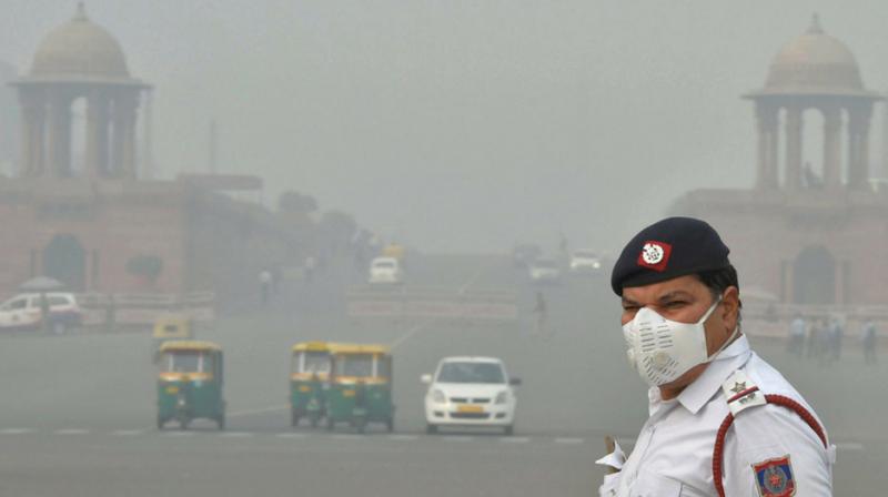 Delhi major pollutants