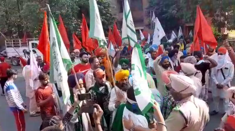 farmer protest farmer protest