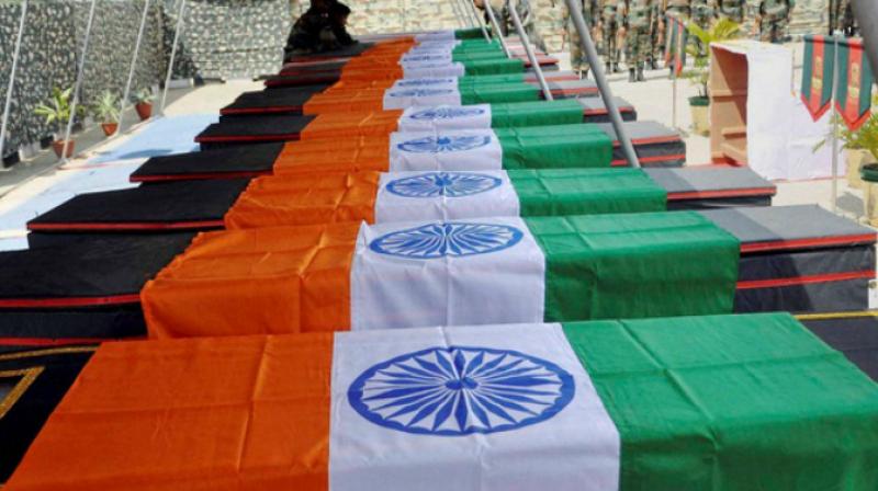 Indian Army Soldiers  Coffins