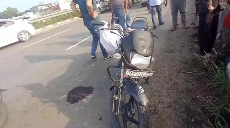 A road accident happened to the youth who went to take medicine, death A road accident happened to the youth who went to take medicine, death