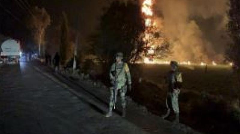 US Fuel Pipeline Blaze in Mexico