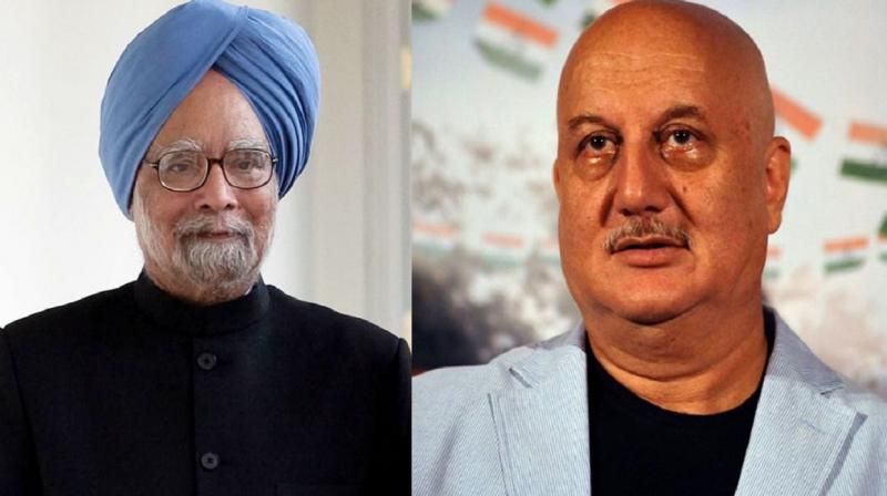 Manmohan Singh and Anupam Kher 