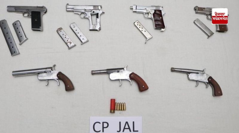 Encounter between police and miscreants in Jalandhar, 2 accused arrested Encounter between police and miscreants in Jalandhar, 2 accused arrested