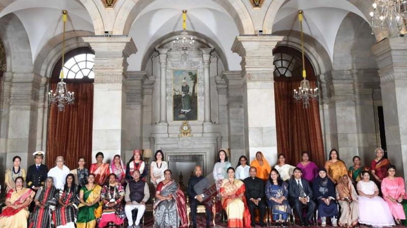 President Kovind Presents 29 Women With Nari Shakti Award on Women's Day President Kovind Presents 29 Women With Nari Shakti Award on Women's Day