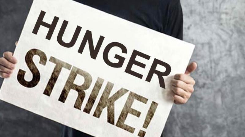 Protest and hunger Strike