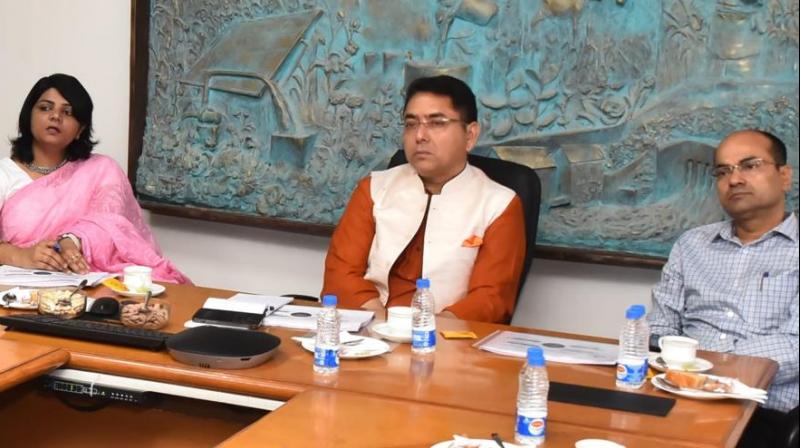 Aman Arora took over as the Employment Generation Minister Aman Arora took over as the Employment Generation Minister