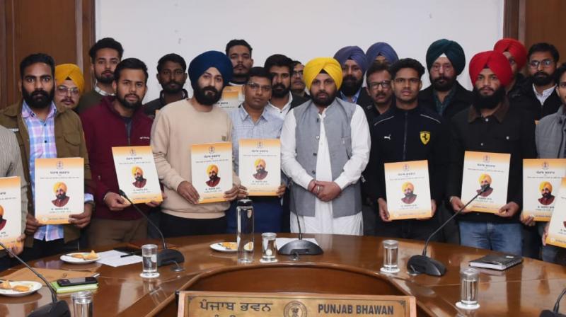 Harbhajan Singh ETO gave appointment letters to 20 junior draftsmen Harbhajan Singh ETO gave appointment letters to 20 junior draftsmen