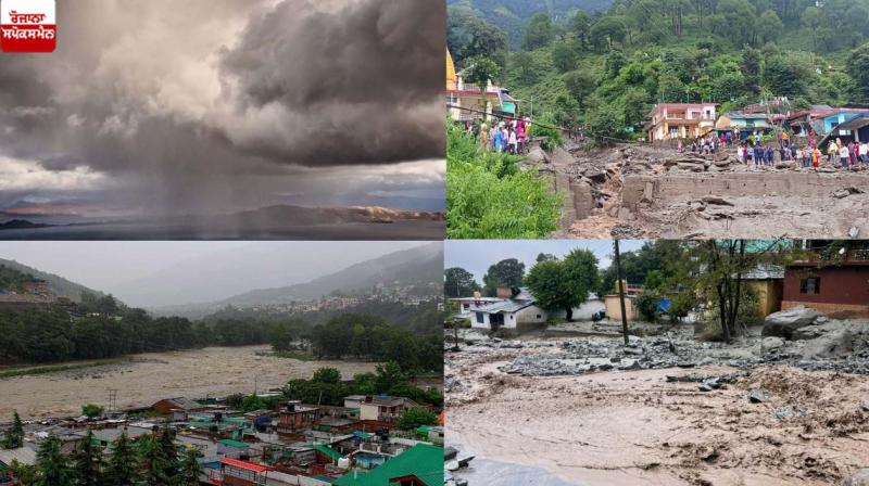 Due to cloudburst, destruction in Dharamshala