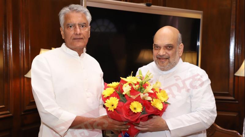 Sunil Jakhar, Amit Shah Sunil Jakhar, Amit Shah