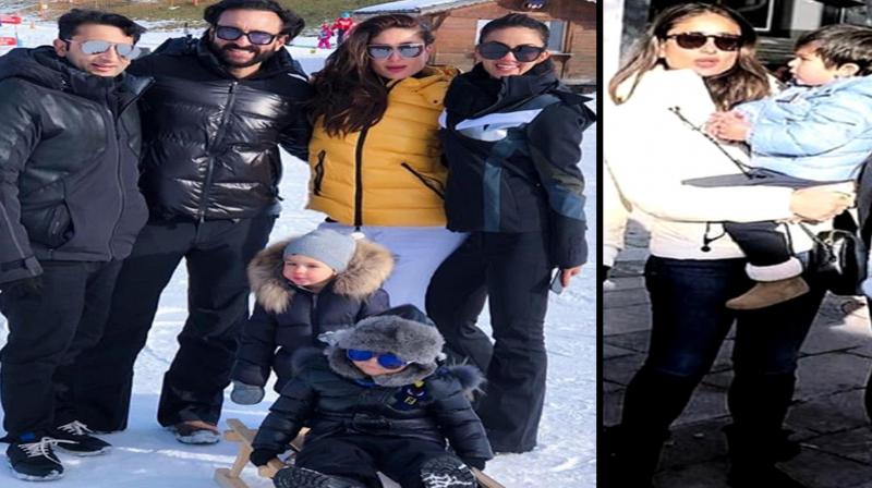 Taimur enjoy holidays in Switzerland Taimur enjoy holidays in Switzerland