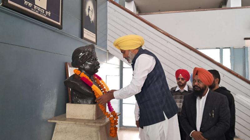 Finance Minister Harpal Singh Calls for Taking Inspiration from Lala Lajpat Rai's Life Finance Minister Harpal Singh Calls for Taking Inspiration from Lala Lajpat Rai's Life
