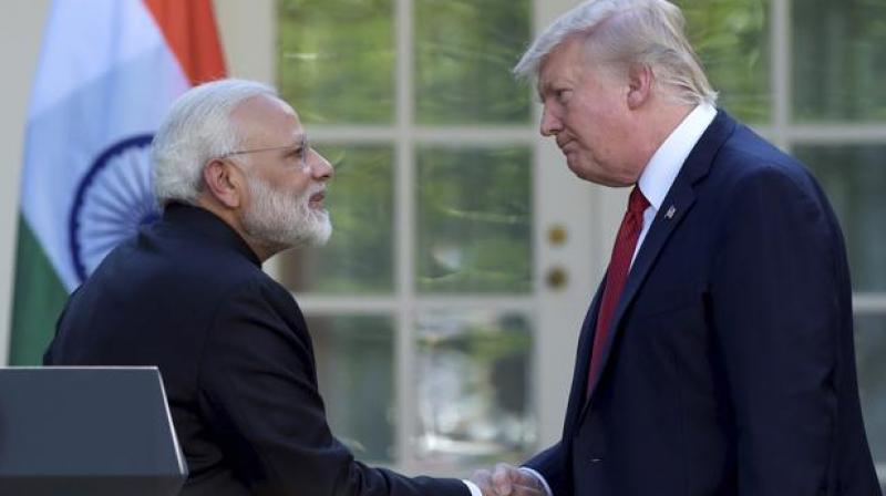Narendra Modi And Donald Trump Narendra Modi And Donald Trump