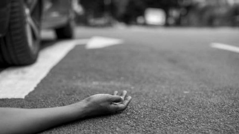 Tragic accident: Bus and car collide, five people burnt alive Tragic accident: Bus and car collide, five people burnt alive