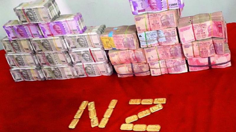 3 crore cash seizes by Telangana Police 3 crore cash seizes by Telangana Police