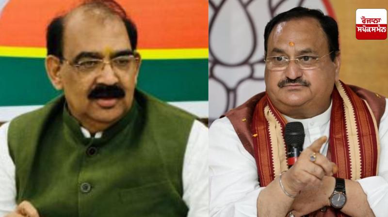 Nadda expresses condolences to Ashwani Sharma on the demise of R.P. Sharma, information regarding floods in Punjab Nadda expresses condolences to Ashwani Sharma on the demise of R.P. Sharma, information regarding floods in Punjab