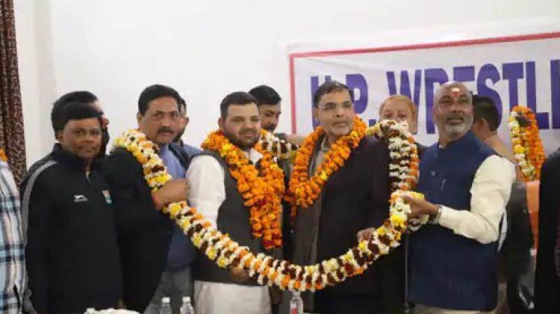 Brij Bhushan Sharan's son Karan Bhushan was made the president of the UP Wrestling Association News in punjabi Brij Bhushan Sharan's son Karan Bhushan was made the president of the UP Wrestling Association News in punjabi