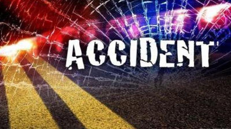 The young man was hit by a speeding car in mohali The young man was hit by a speeding car in mohali