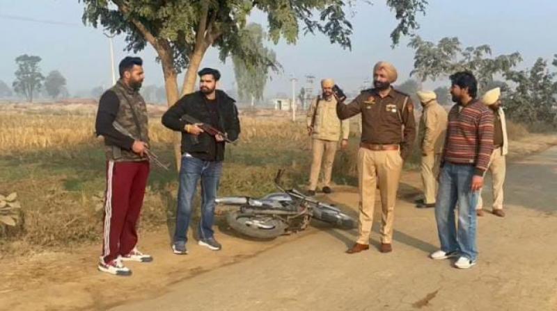 Moga Encounter News in punjabi 