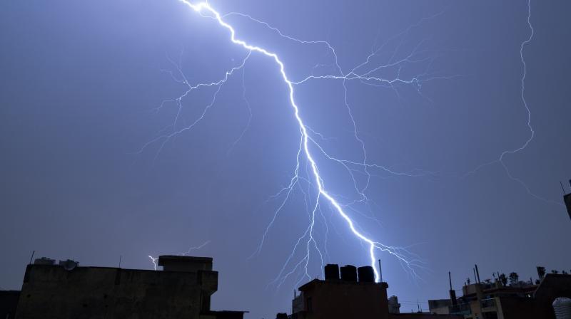 Lightning strikes Lightning strikes