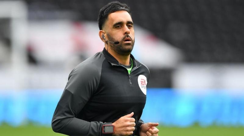 Proud thing: Bhupinder Singh Gill will be the first Sikh referee of Punjabi origin in the UK Premier League Proud thing: Bhupinder Singh Gill will be the first Sikh referee of Punjabi origin in the UK Premier League