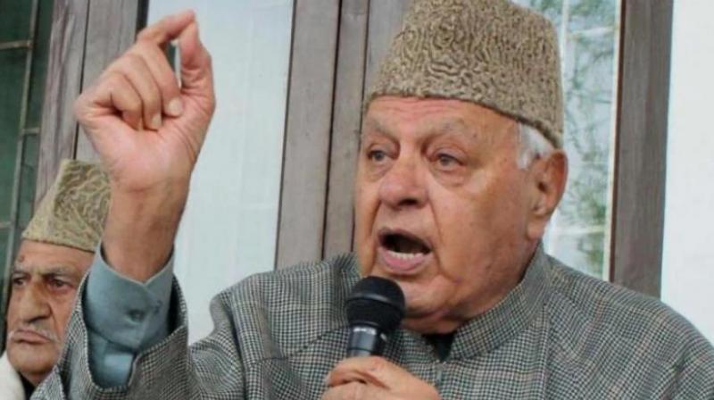 Detained at home Home Minister lying Farooq Abdullah Detained at home Home Minister lying Farooq Abdullah