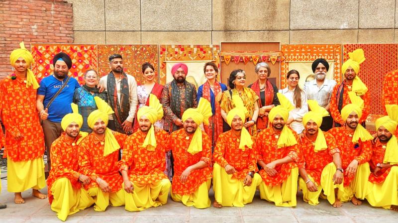 Phulkari Mela organized at India Habitat Center in New Delhi