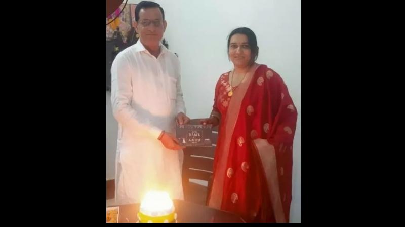 Krishan Kumar with wife Sarita